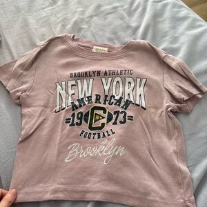 Brooklyn Athletic New York Graphic Tee - Pink